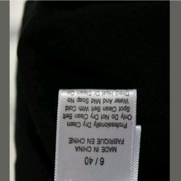 VERA WANG LAVENDER LABEL GOWN BLACK DRAPE DRESS 6 - Picture 6 of 6